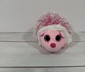 Mrs Prickly Hedgehog 2015 Plush Ty Beanie Babies Boos Pink Glitter Eyes 5"